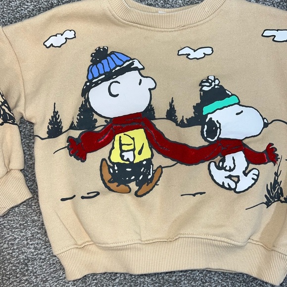 Zara snoopy Sweatshirt 2-3 years - Picture 5 of 10